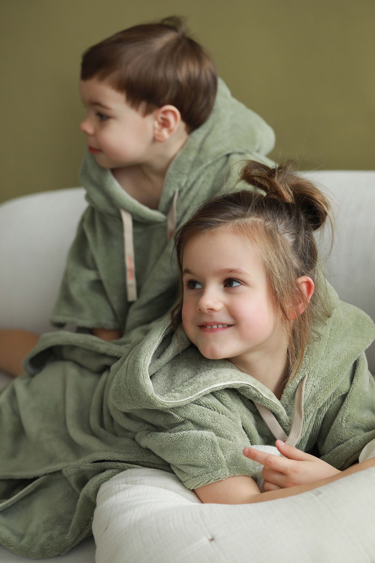 Bamboo-cotton poncho