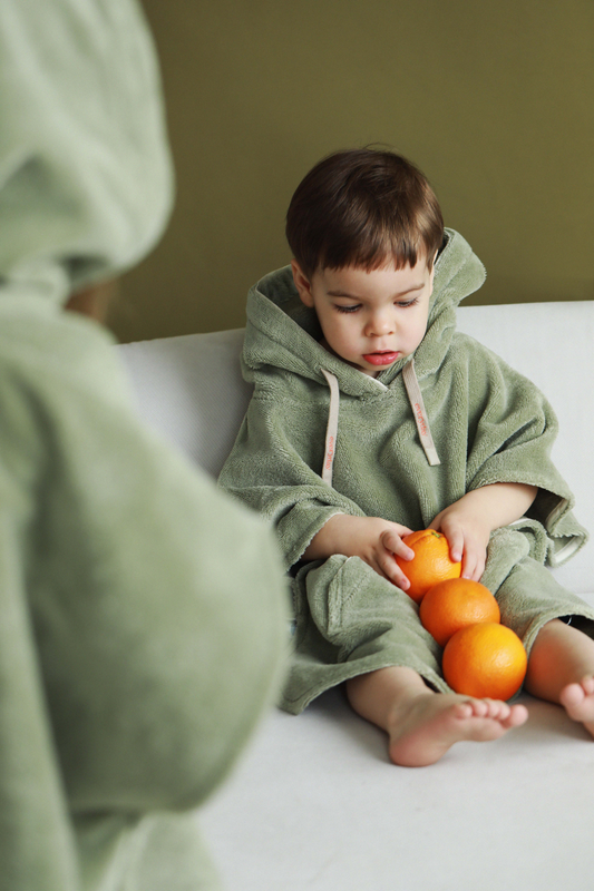 Bamboo-cotton poncho