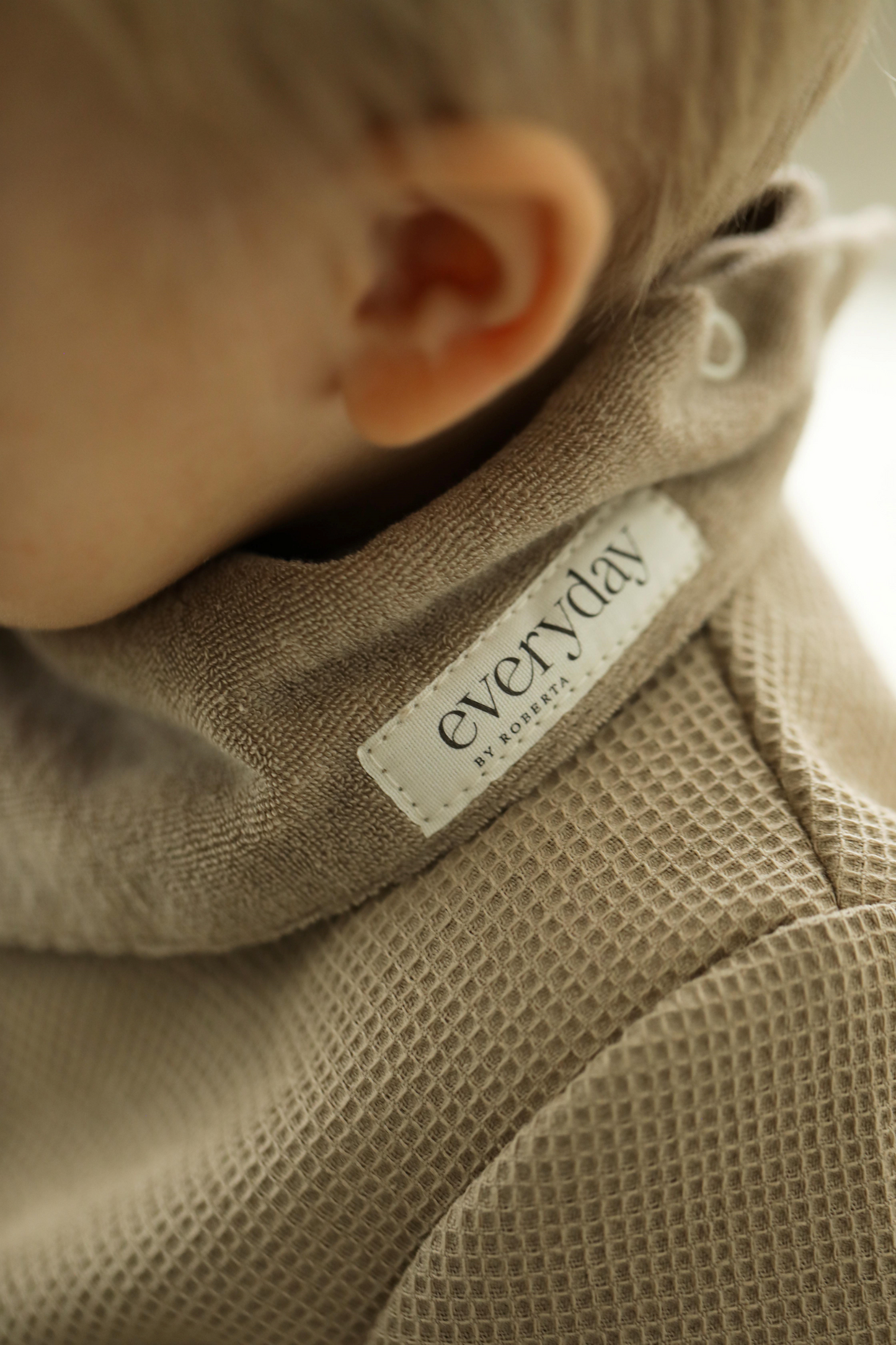 Everyday by Roberta baby bandana bib in brown