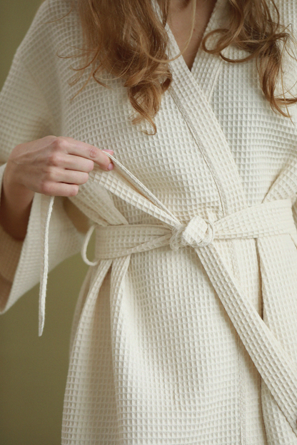 Kimono style bathrobe