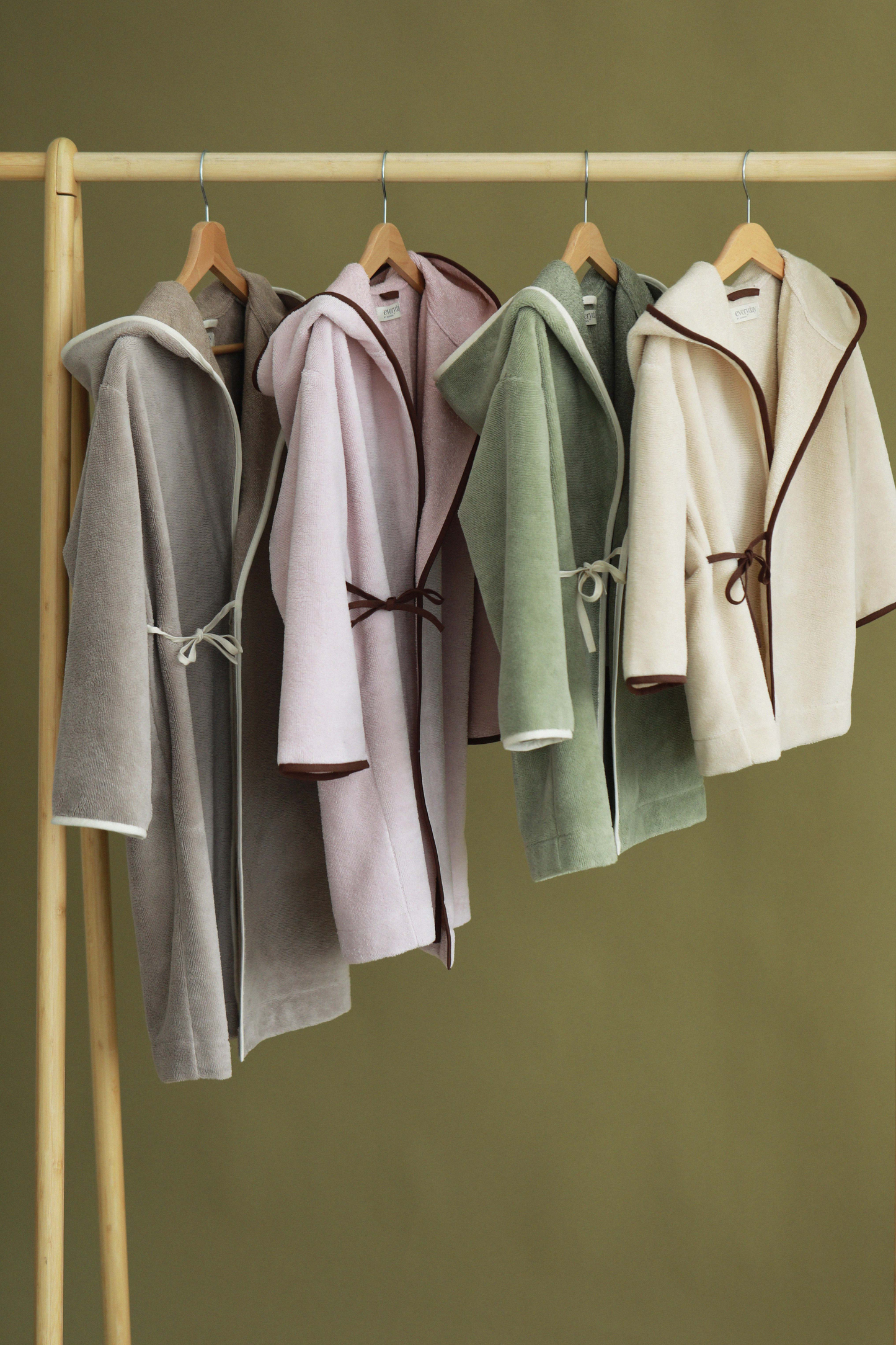 Children's bamboo-cotton robe