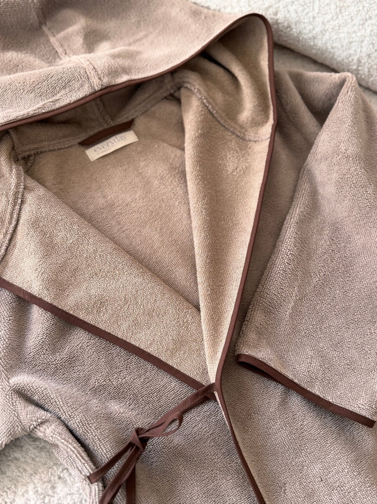 Women's bamboo-cotton robe