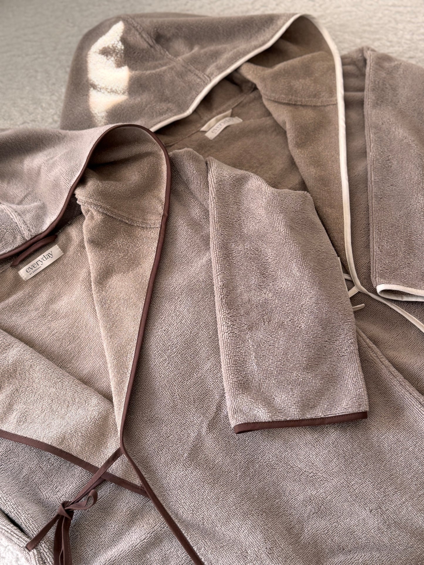 Women's bamboo-cotton robe