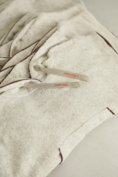 Everyday by Roberta kids natural hemp and bamboo fabric poncho