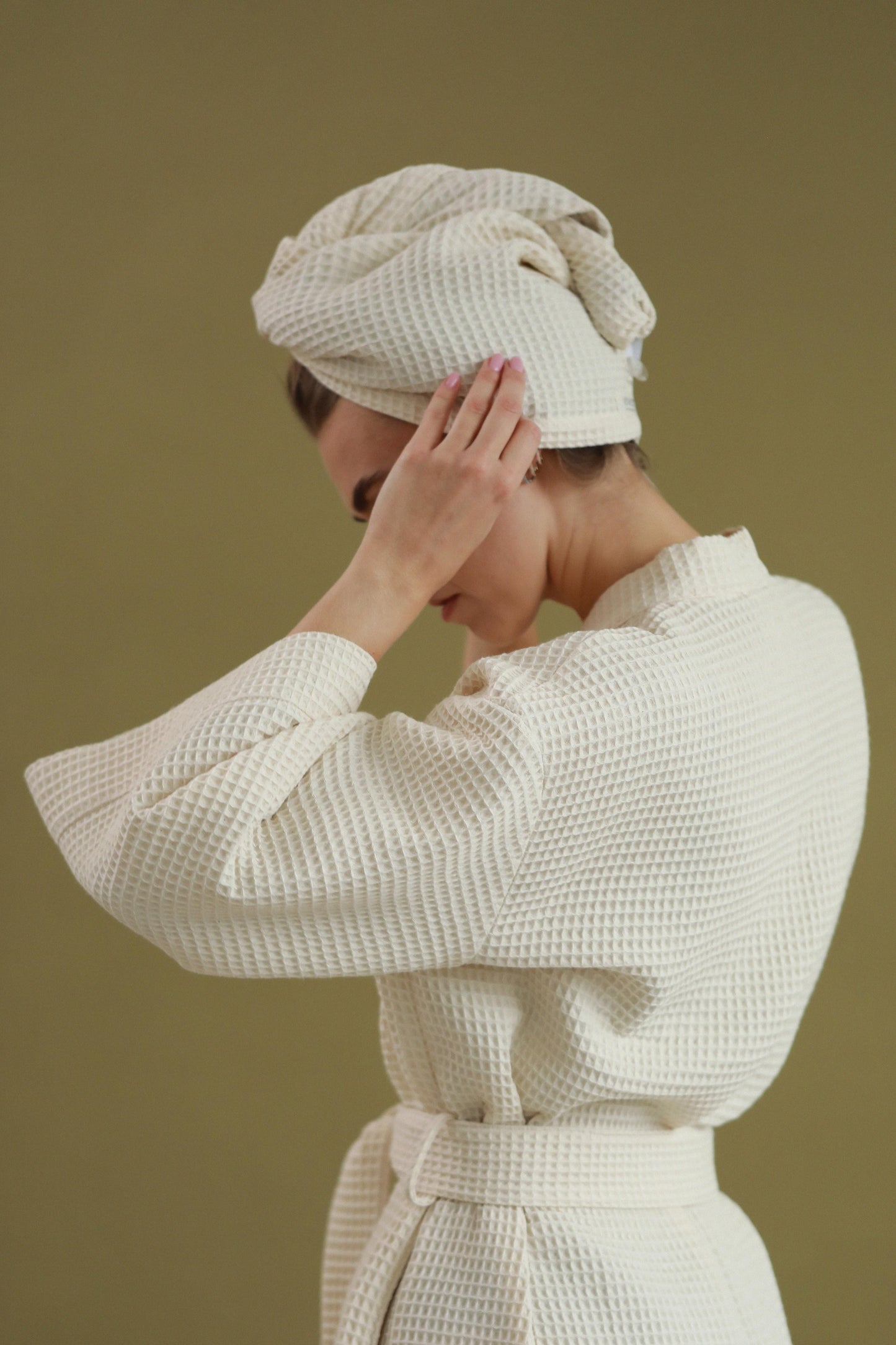 Kimono style bathrobe